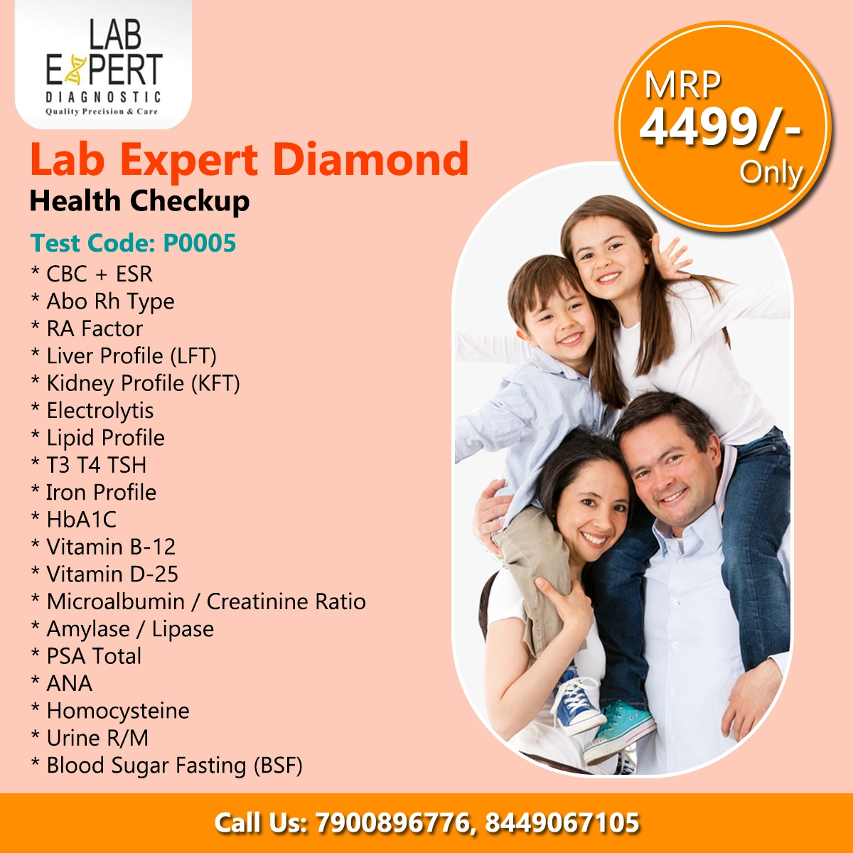 Lab Expert Diamond Health Package